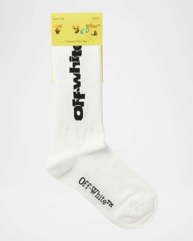 Kid's Type Graphic Long Socks, Size S-L